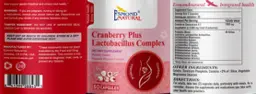 Label for Cranberry Plus Lactobacillus Complex