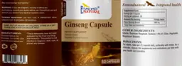 Label for Ginseng Capsule