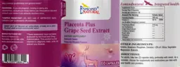 Label for Placenta Plus Grape Seed Extract