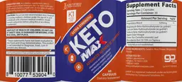Label for K1 Keto Life Keto Max