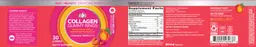 Label for Collagen Gummy Rings Peach Bellini