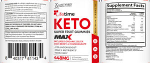 Lifetime Keto Super Fruit Gummies Max