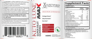 Keto Luxe Super Fruit Gummies Max