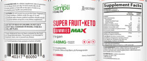 Simpli Health Super Fruit + Keto Gummies