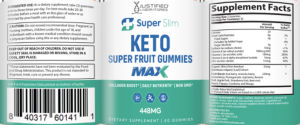 Super Slim Keto Super Fruit Gummies Max
