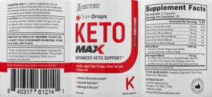 Trim Drops Keto Max