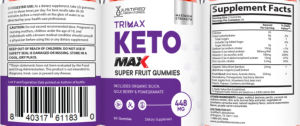 Trimax Keto Max Super Fruit Gummies