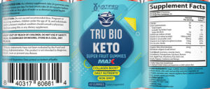 Tru Bio Keto Super Fruit Gummies Max