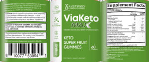 VIaKeto Max Keto Super Fruit Gummies