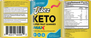 Vibez Keto Super Fruit Gummies Max