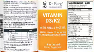Vitamin D3 5000 IU/K2 50.3 mcg