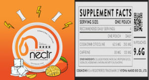 Nectr Nootropic Pouches Iced Mango