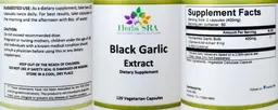 Label for Black Garlic Extract