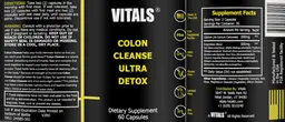 Label for Colon Cleanse Ultra Detox