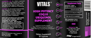 High Potency CoQ10 Ubiquinol Supplement