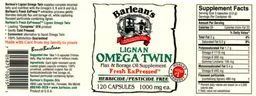Label for Lignan Omega Twin