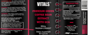 Premium Green Coffee Bean Extract with G