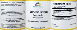 Label for Turmeric Extract Curcumin