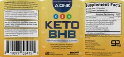 Label for A One Keto BHB