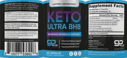 Label for Keto Ultra BHB