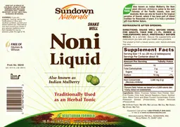 Label for Noni Liquid