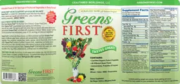 Label for Greens First