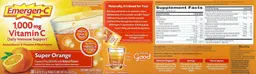 Label for 1,000 mg Vitamin C Super Orange