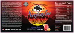 Label for Red, White & Boom Napalm Agent Blue