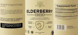 Label for Elderberry