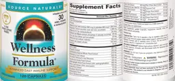 Label for Wellness Formula