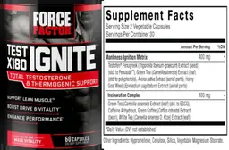 Label for Test X180 Ignite