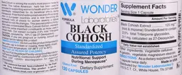 Label for Black Cohosh