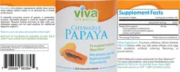 Label for Chewable Papaya