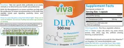 Label for DLPA 500 mg