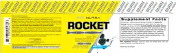 Label for Rocket Berry Blast