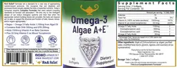 Label for Omega-3 Algae A+E