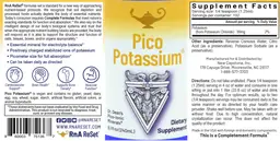 Label for Pico Potassium