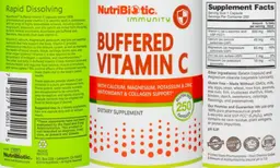 Label for Buffered Vitamin C
