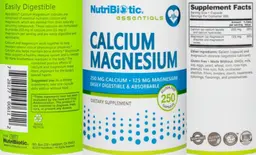 Label for Calcium Magnesium