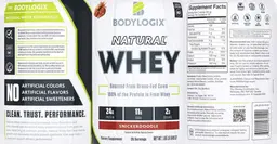 Label for Natural Whey Snickerdoodle