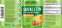 Label for Quercetin with Citrus Bioflavonoids