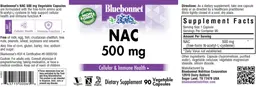 Label for NAC 500 mg