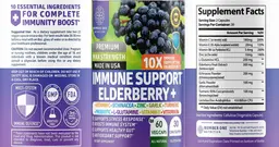 Label for Elderberry+
