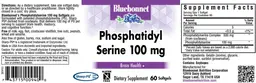 Label for Phosphatidyl Serine 100 mg