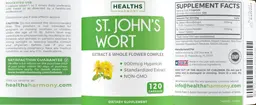 Label for St. John's Wort