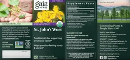 Label for St. John's Wort