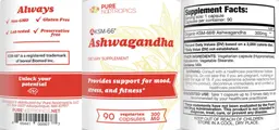 Label for Ashwagandha 300 mg