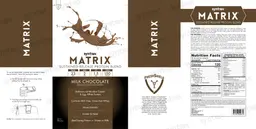 Label for Matrix Milk Chocolate