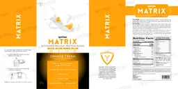 Label for Matrix Orange Cream