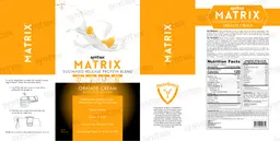 Label for Matrix Orange Cream